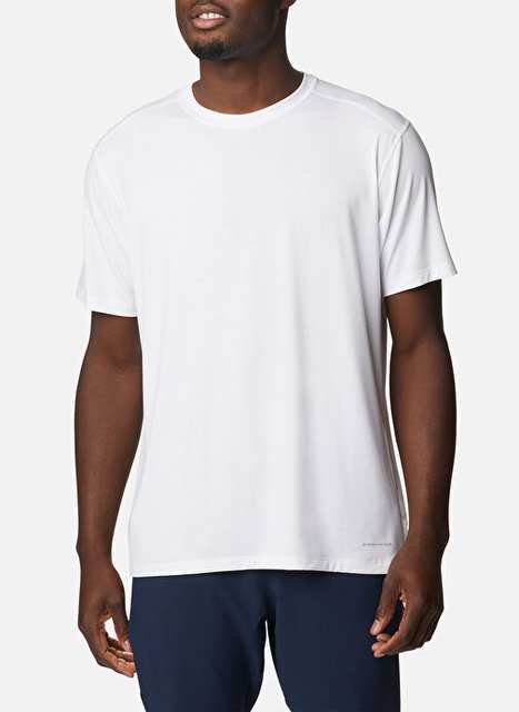 Columbia Beyaz Erkek O Yaka T-Shirt 2031691100_AO9494