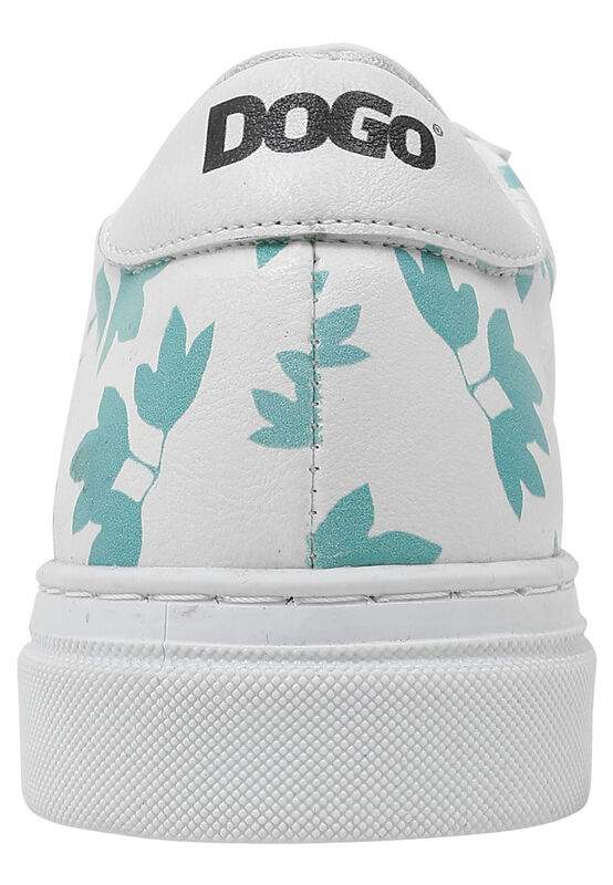 Unisex Kids Vegan Leather White Sneakers - Everything is Gonna Be Purrfect Design — Product image 10 of 10