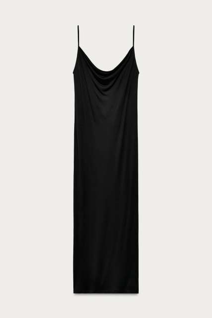 MARISA BERENSON X ZARA DRAPED LONG DRESS